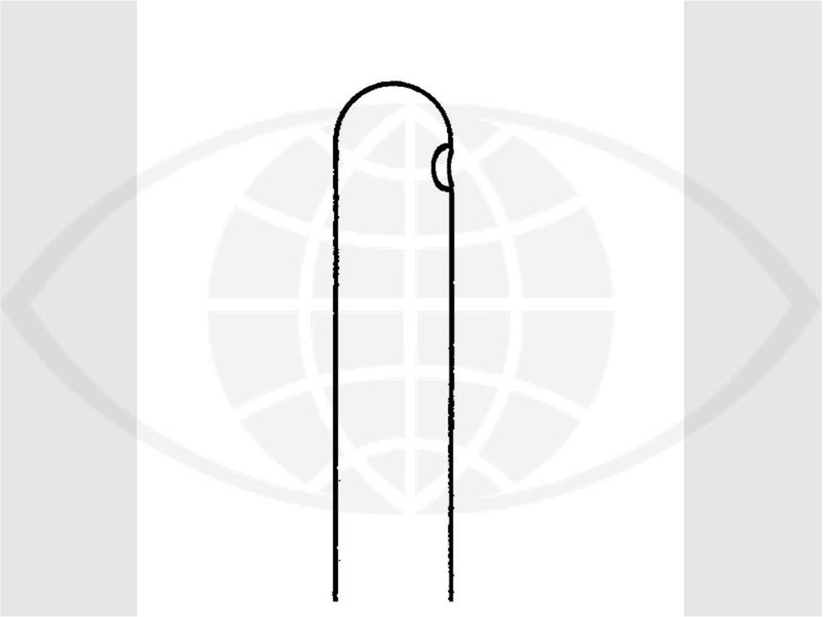 Simcoe Extracteur de cortex - Courbe - Rugueux - 23 Gauge - 1 pc