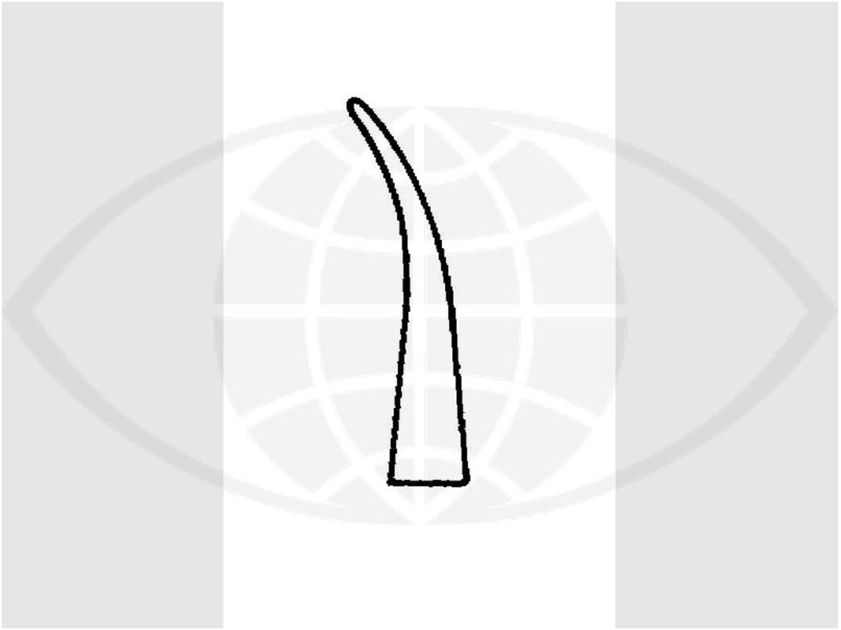 Barraquer Micro-porte-aiguille - Courbe - Avec ressort - 12,5 cm - 1 pc