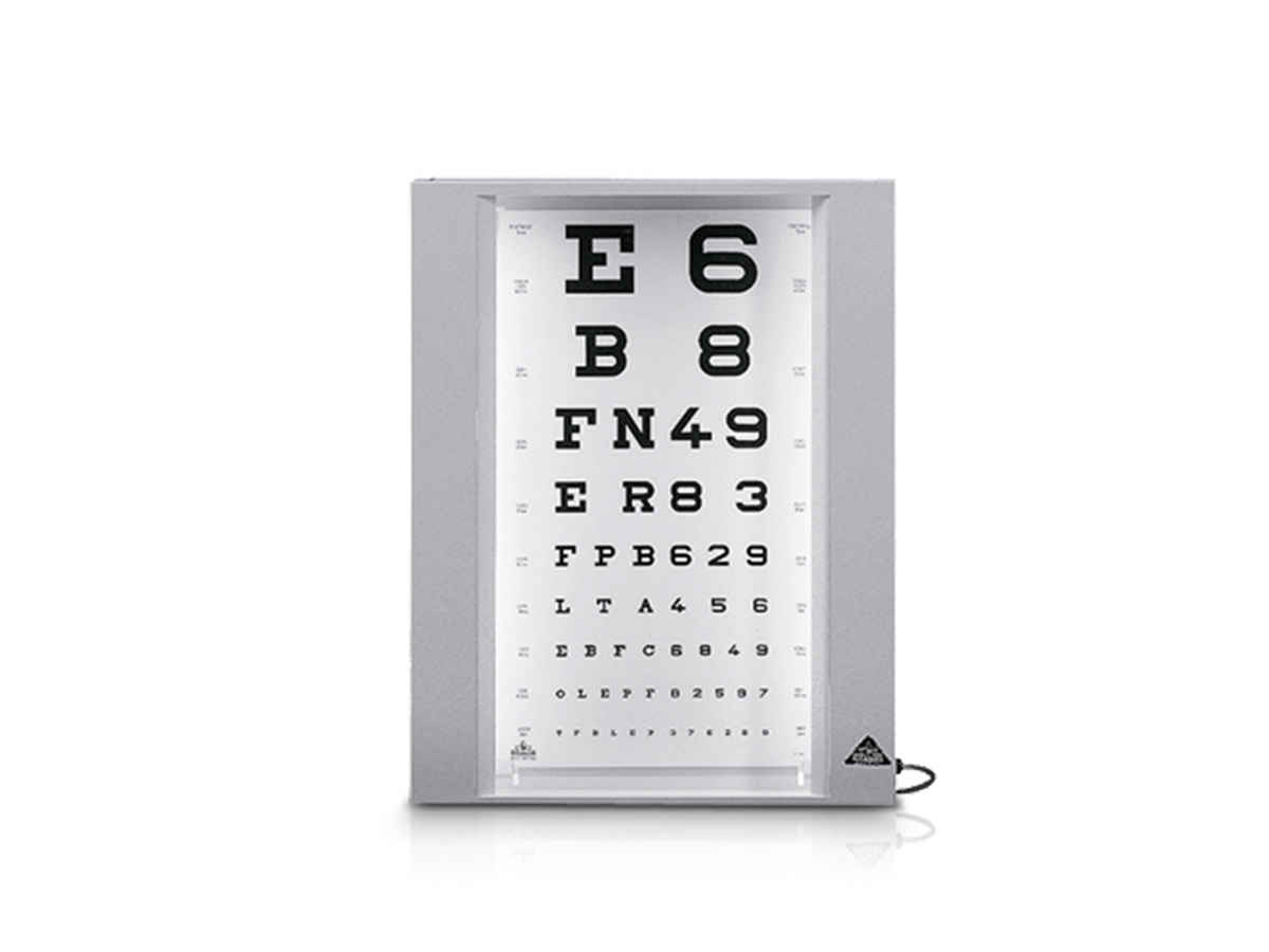 Optotypebord met cijfers - 6 m - 1 st