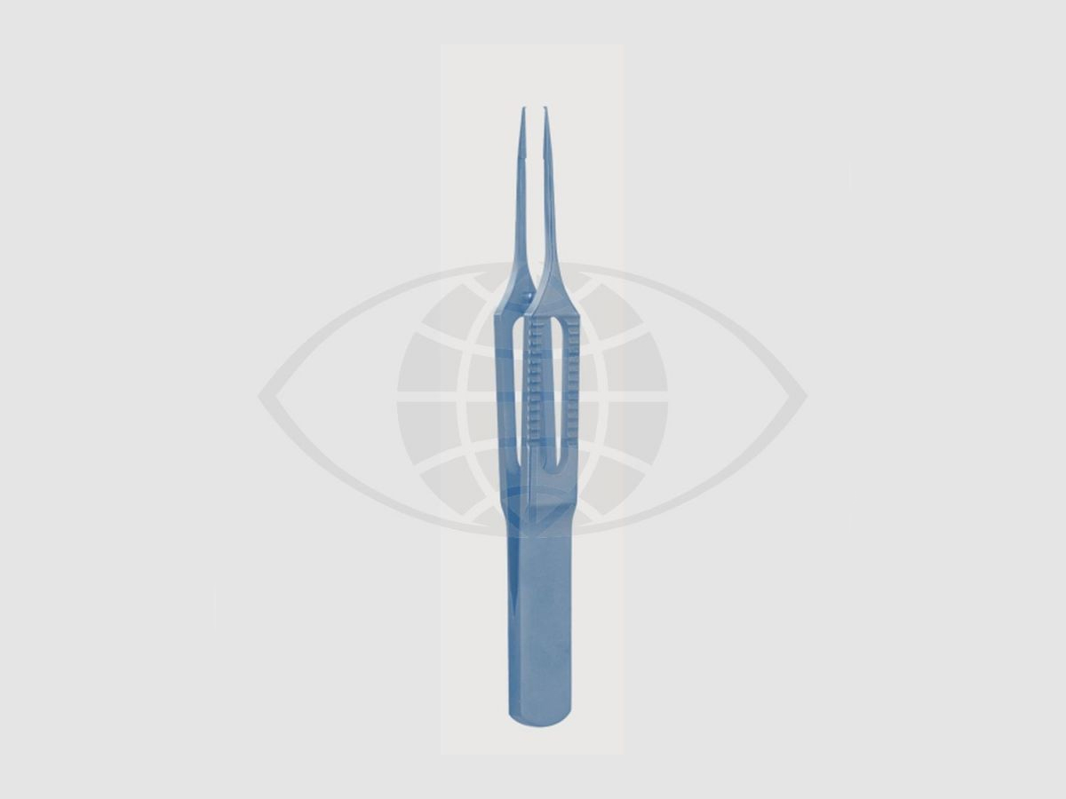 Kelman-McPherson Pince à suture - Droite - à 1 x 2 griffes - 0,12 mm - Avec plateforme de liaison de 7 mm - 1 pc