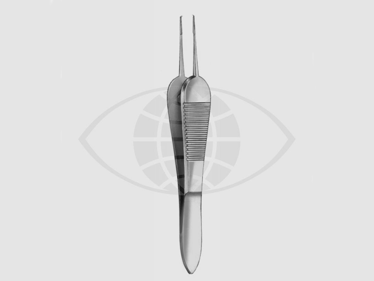 Paufique Hechtpincet - 1 x 2 tanden - 0,7 mm - 45° - Knoopplatform - 7,5 cm - 1 st