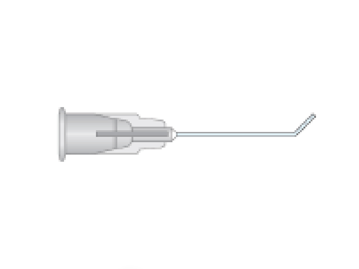 Canule d’Air pour Chambre Antérieure – Pointe coudée – 8 mm – 25G – 1 x 20 pcs