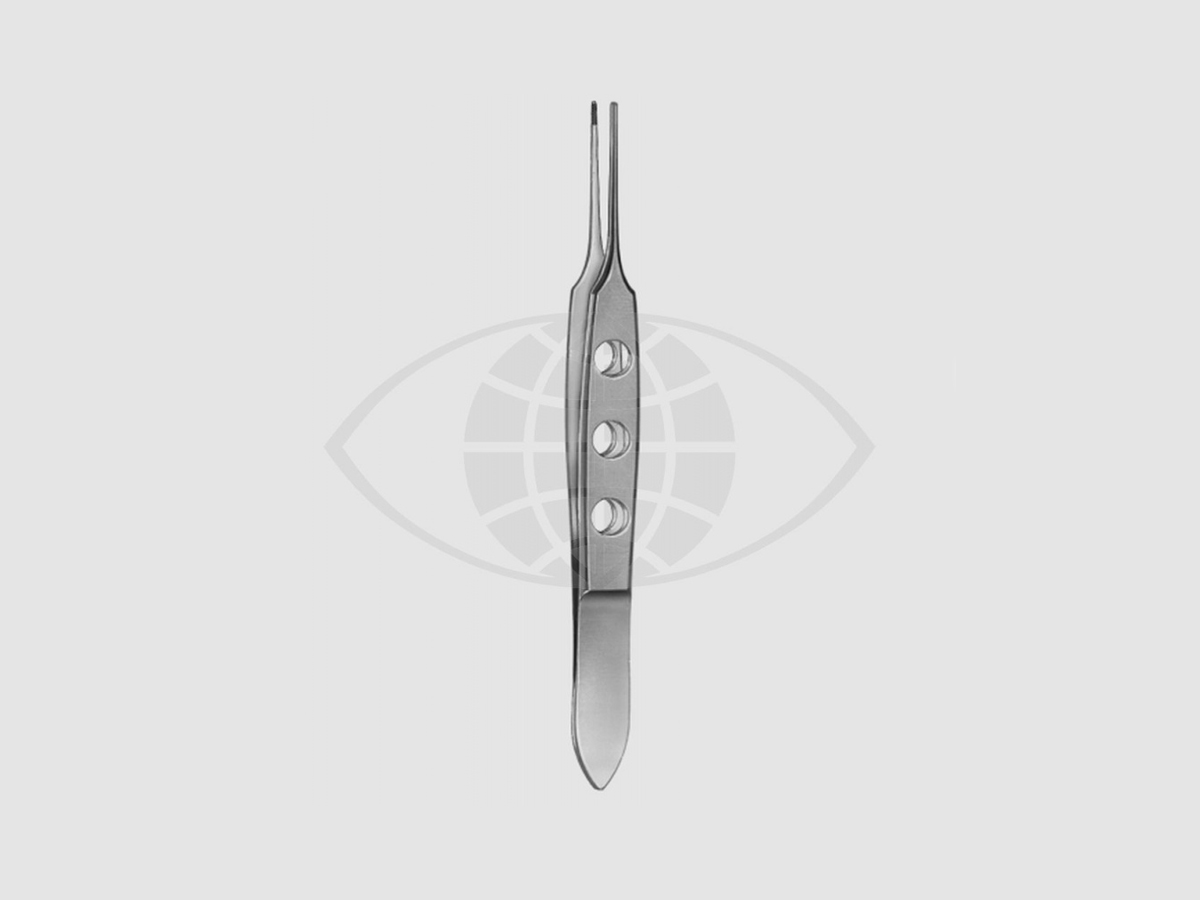 Bishop-Harmon Oogverbandpincet - Cross-serrated - 0,3 mm - 1 st