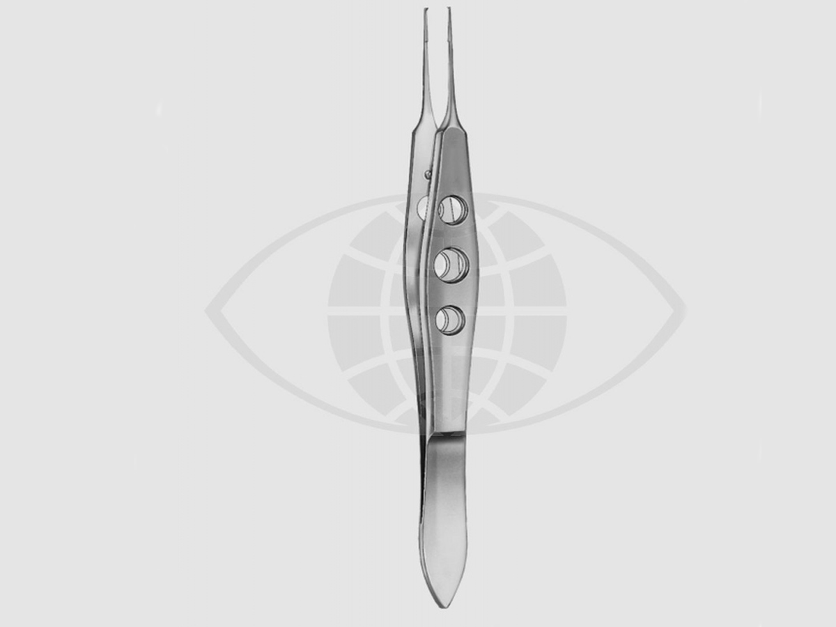 Micro-Irispincet - Bonn model - Met knoopplatform - 1 x 2 tanden - 0,12 mm - 1 st