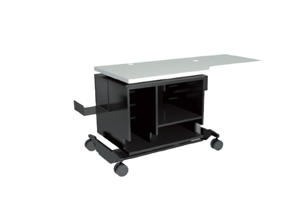Exclusiv® Assymetrische instrumententafel voor 3 instrumenten - 4000N - 184 x 60 cm