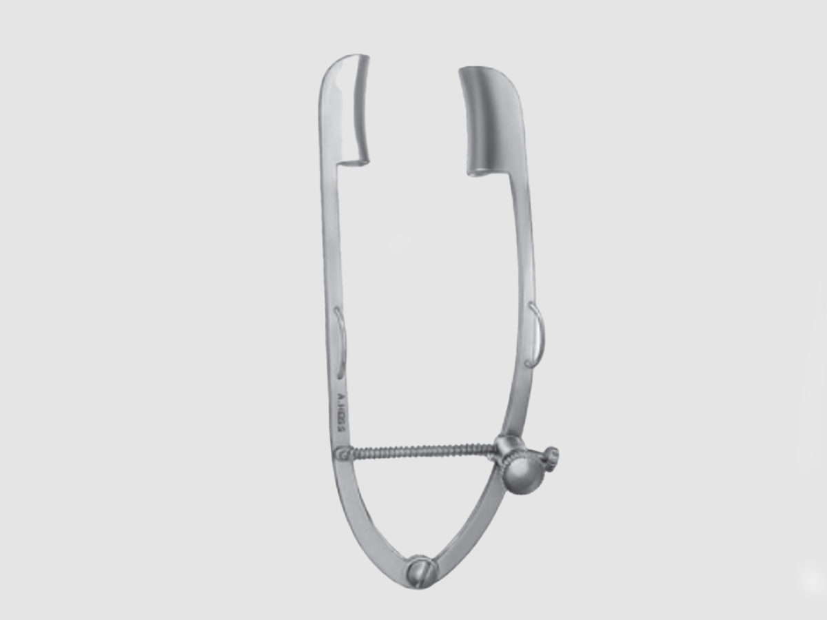Weiss Spéculum Oculaire - Lames solides - Pour adultes - 1 pc