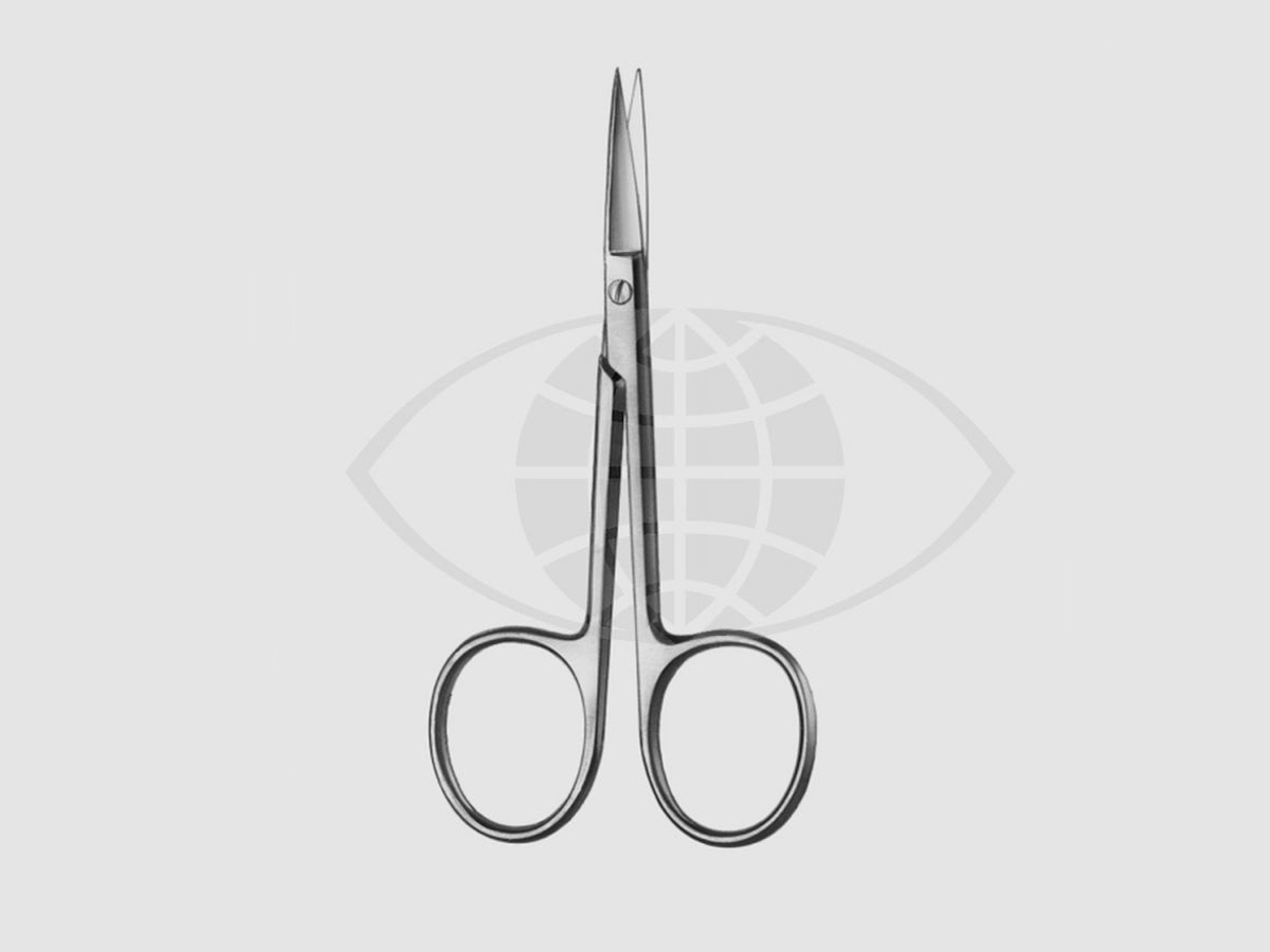 Ciseaux à iris - Droit - Pointu - 9 cm - 1 pc