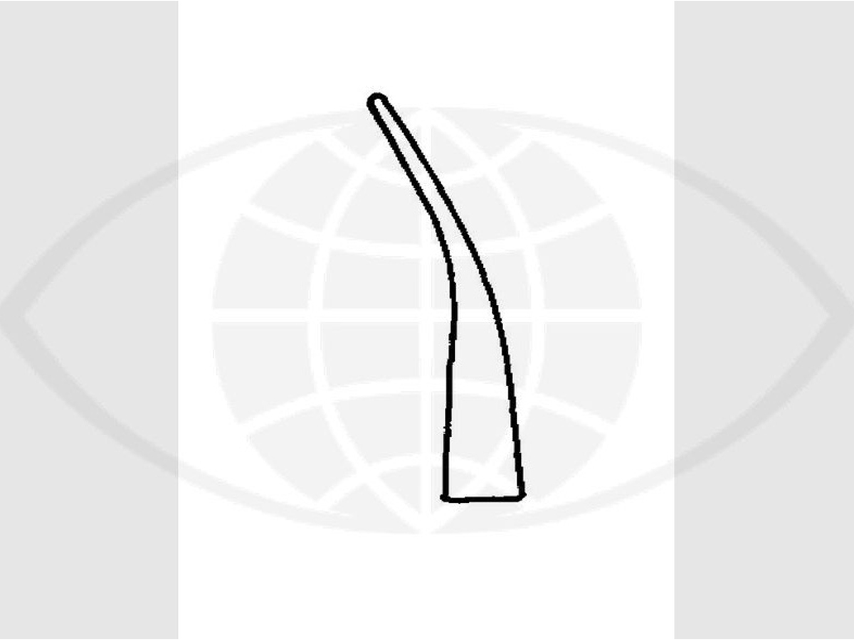 Barraquer Micro-Porte-aiguille - Courbes - Avec verrou à vis - 0,6 x 10 mm - 13 cm - 1 pc