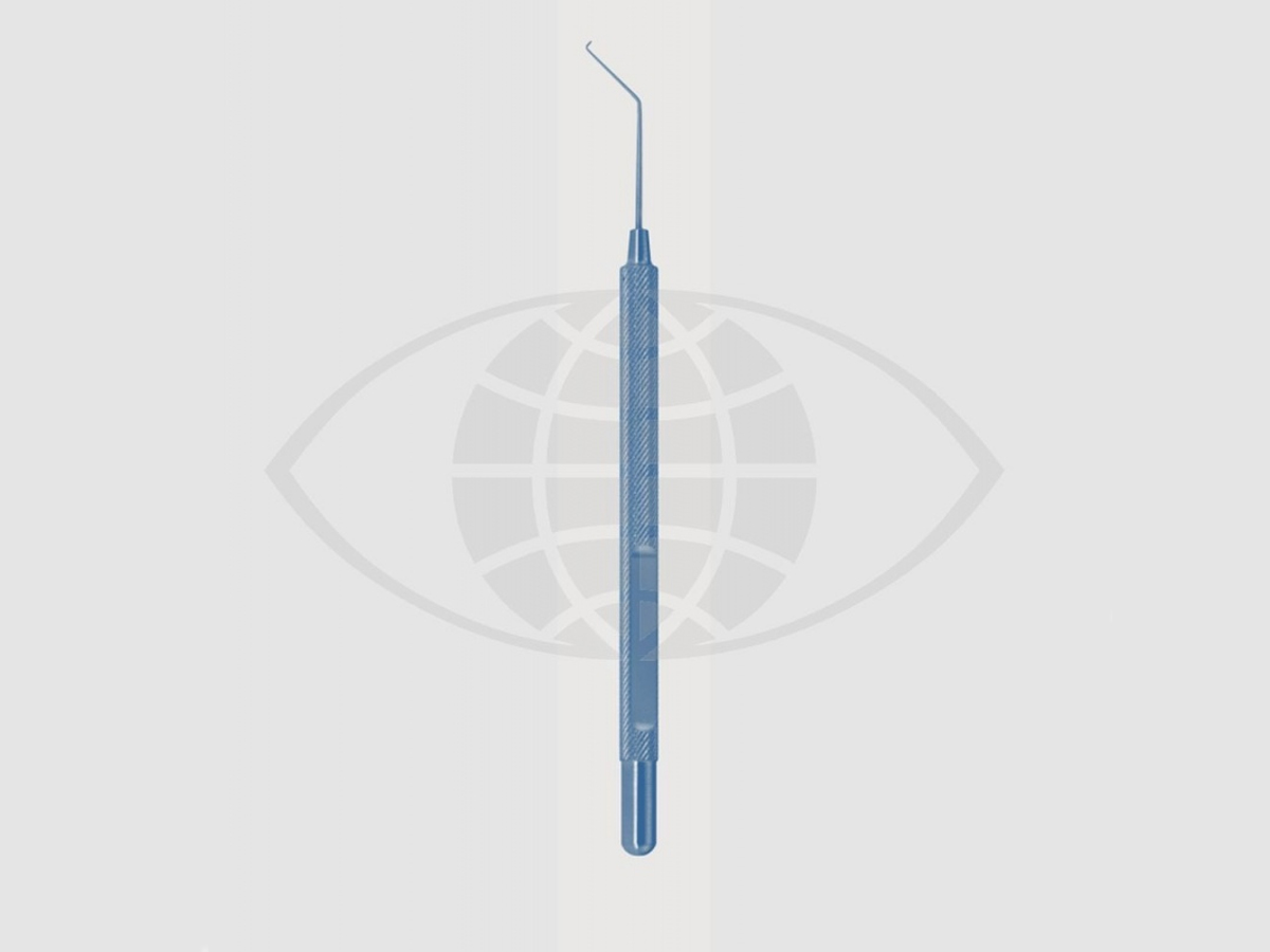 Sinskey lenshaak - 0,2 mm - Hoekig - Titanium - 1 st