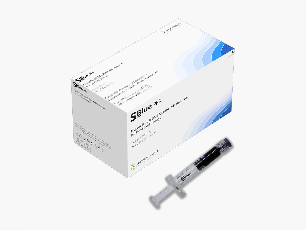 SBlue Bleu Trypan PFS - 1 mL - Seringue préremplie - 1 x 5 pcs