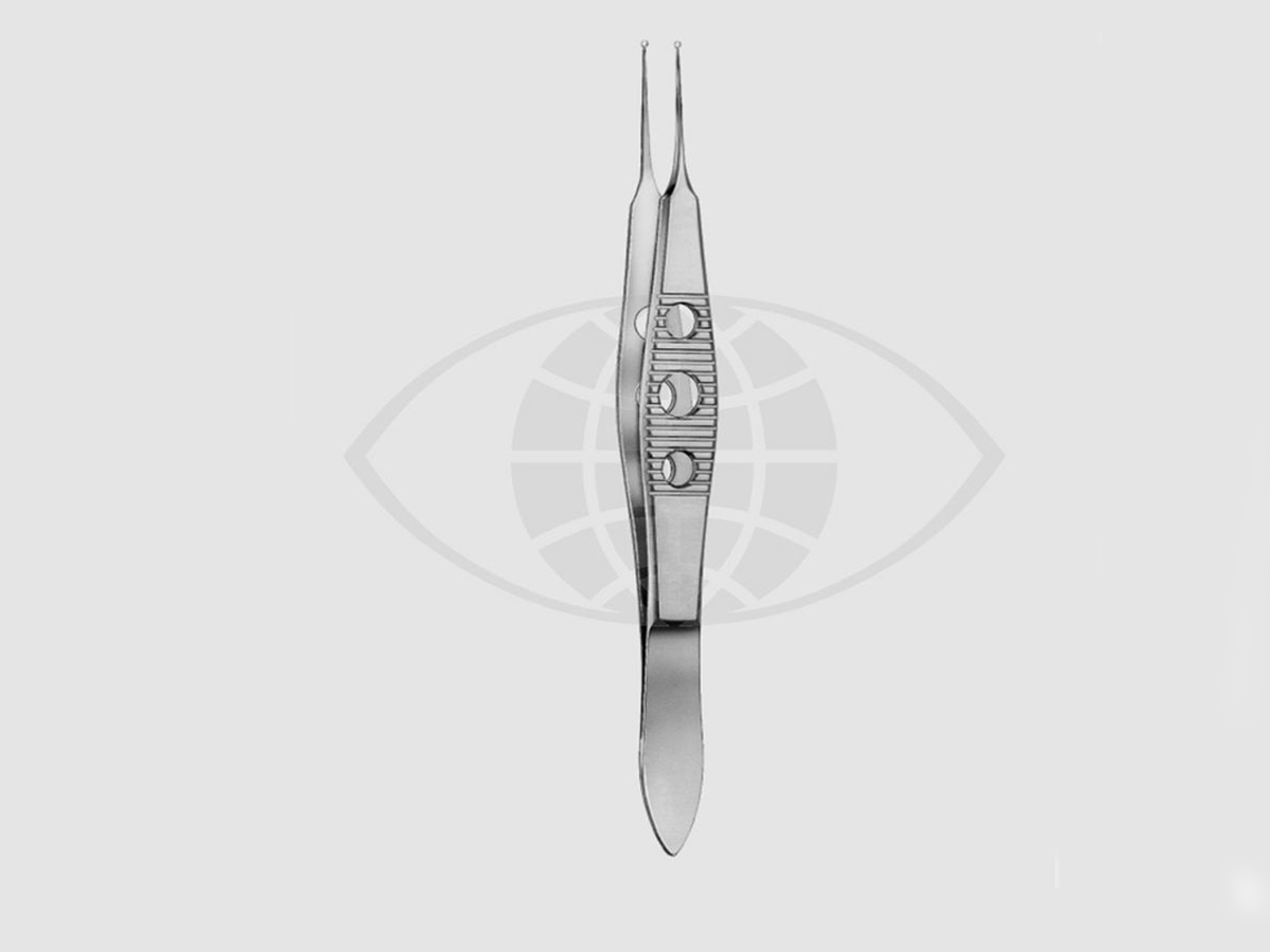 Fechtner Conjuctiva Pincet - Ring diameter 1,2 mm - 10,5 cm - 1 st