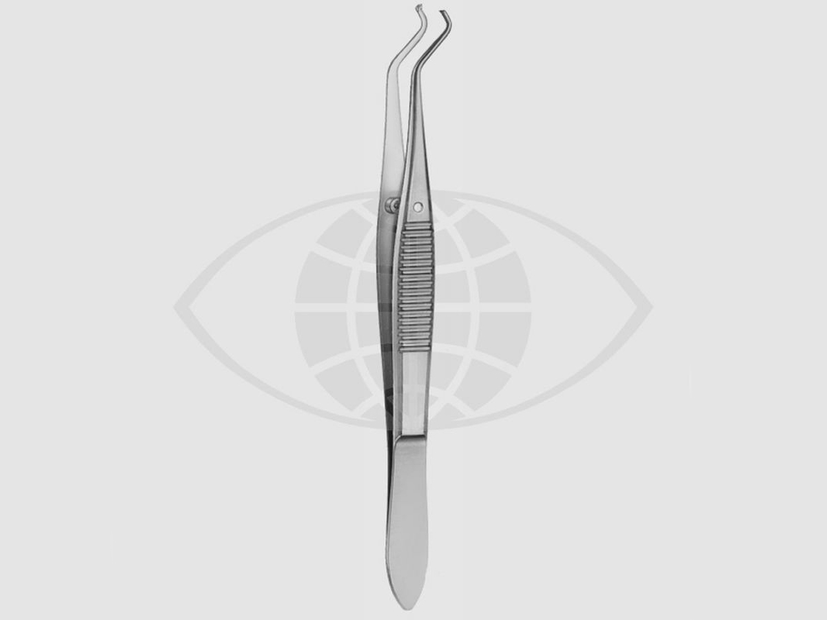 Dastoor Superior Rectus pincet - 1 x 2 tanden - 9,0 cm - 1 st