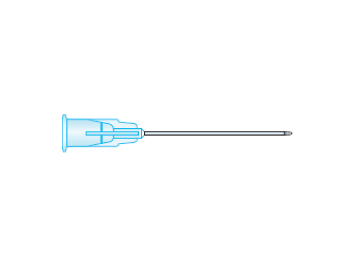 Canule d’anesthésie péribulbaire – Embout Atkinson – 25G – 32 mm – 1 x 20 pcs