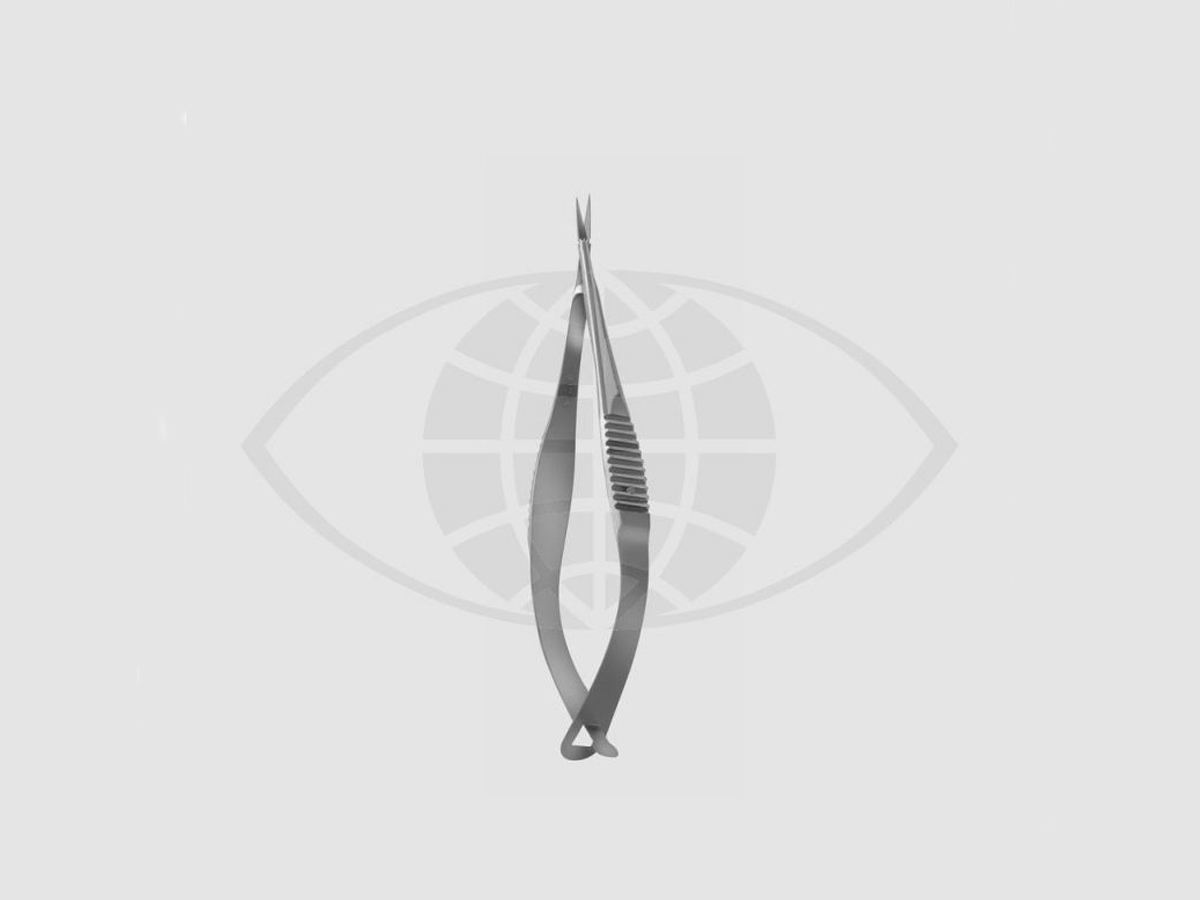 Vannas microschaar - Secondaire cataract - Recht - Zeer fijn - 7 mm blad - 8 cm - 1 st
