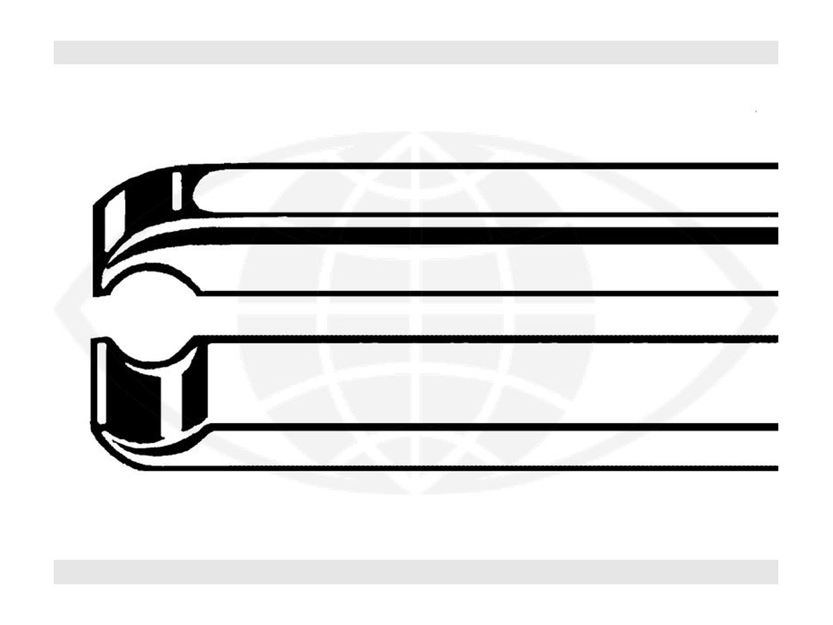 Pierse Microfixatiepincet - 0,3 mm - 1 x 1 tanden - 8 cm - 1 st