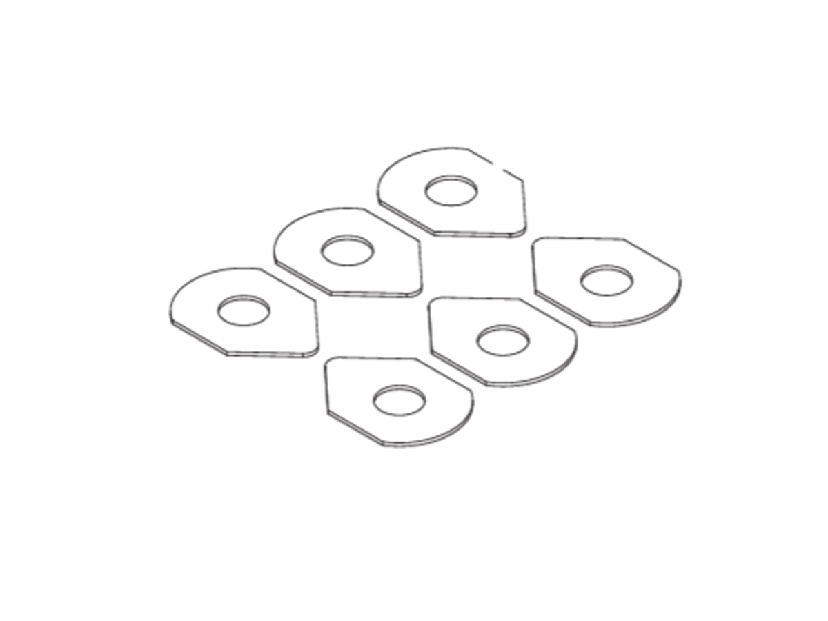 Dubbelzijdige kleefstrips - Rol - 1 x 1000 st