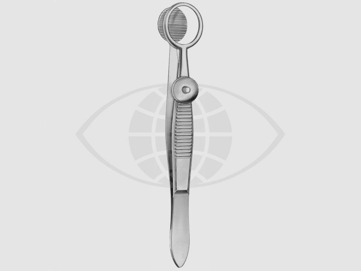 Cauer Chalazion pincet - 12 x 14 mm - 10 cm - 1 st
