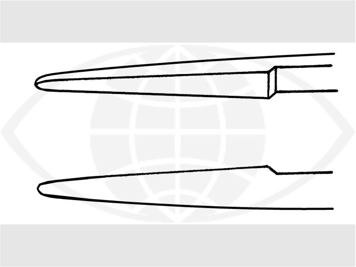 Barraquer Bindpincet - Recht - 1 mm - 11 cm - 1 st