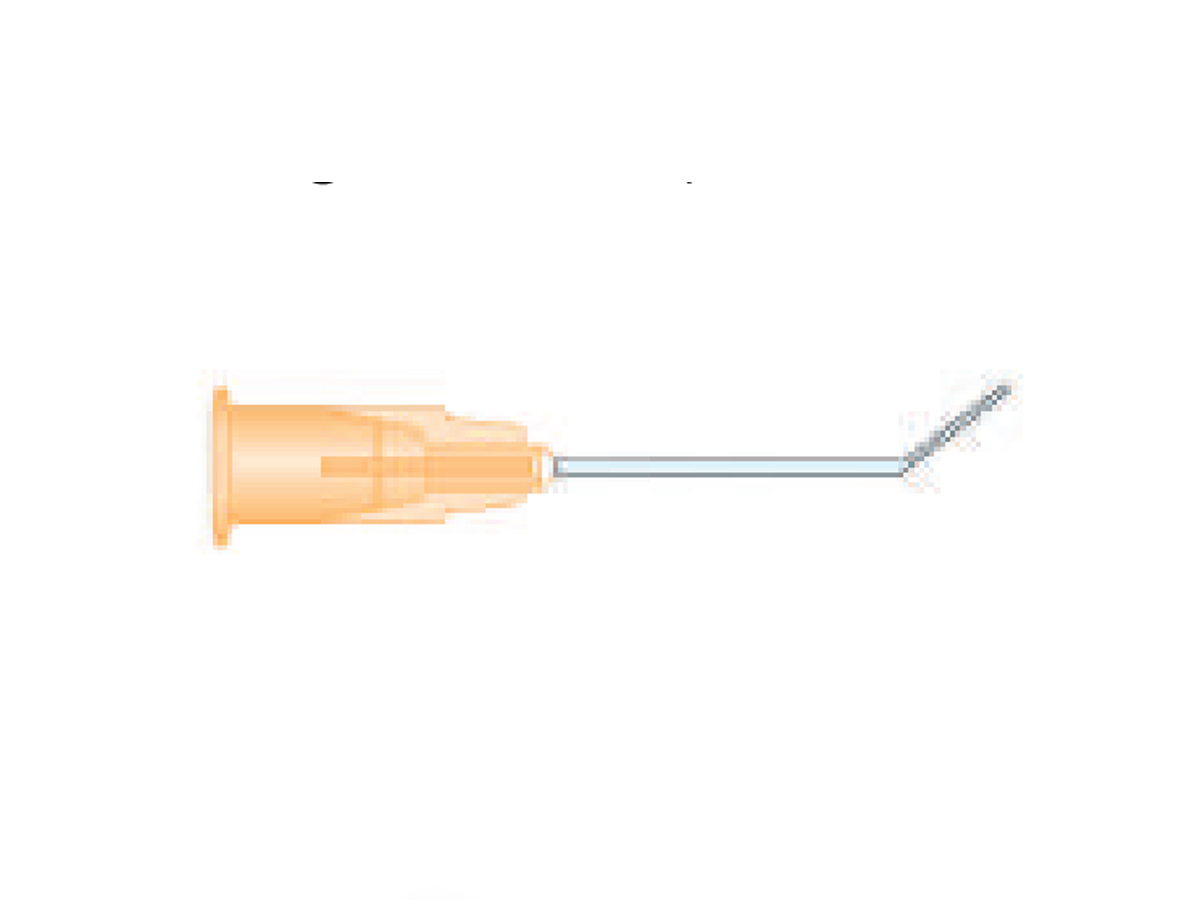 Canule d’Hydrodissection – Coudée – Pointe Plate – 8 mm – 25G – 1 x 20 pcs
