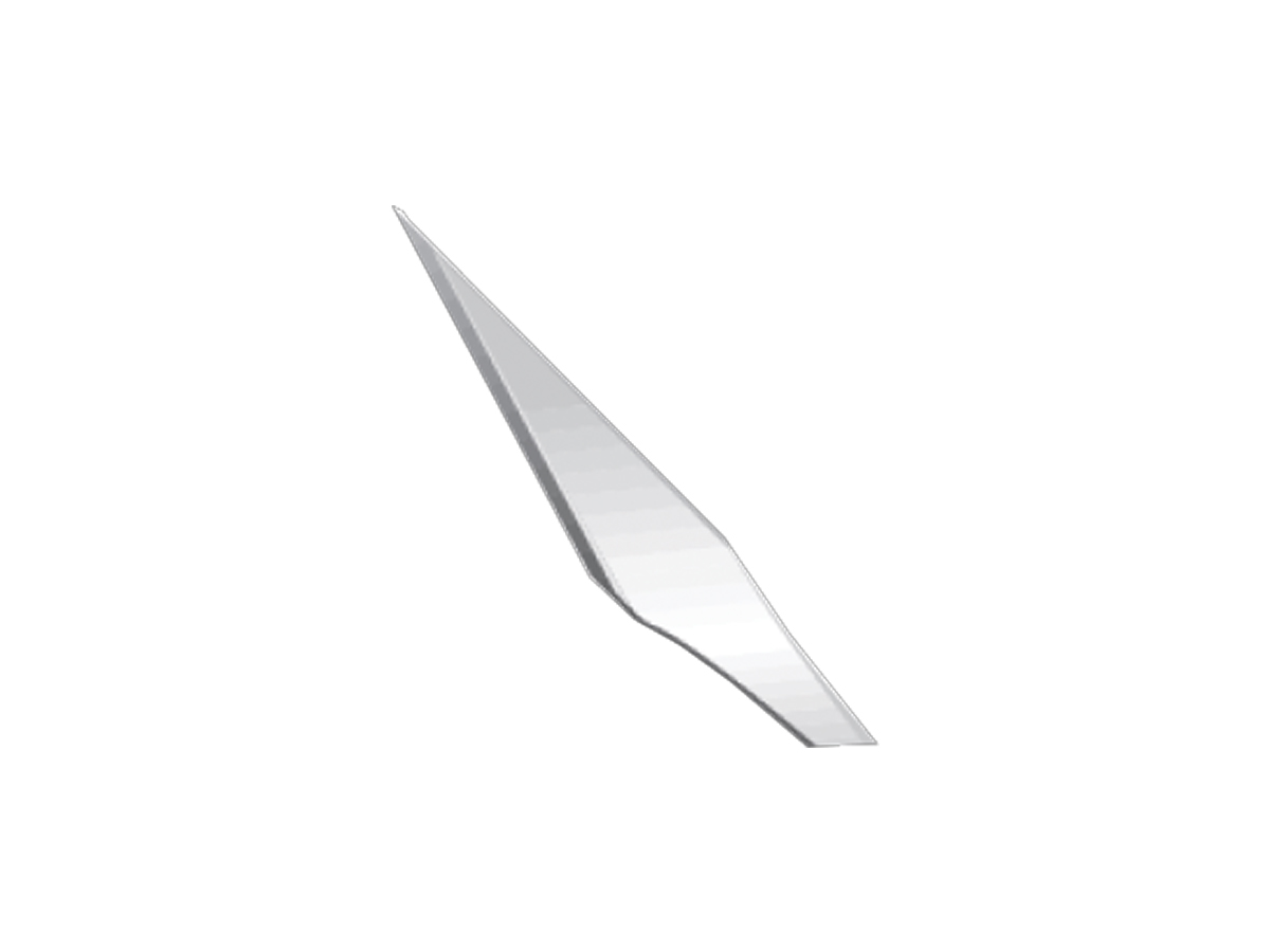 Couteaux stab ophtalmiques – 15° – En acier - 1 x 10 pcs