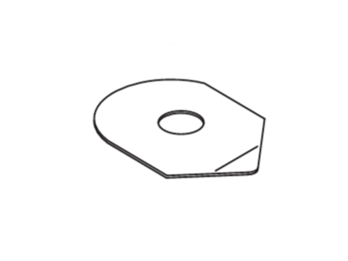 Dubbelzijdige kleefpad voor half-eye lens cup - 1 st
