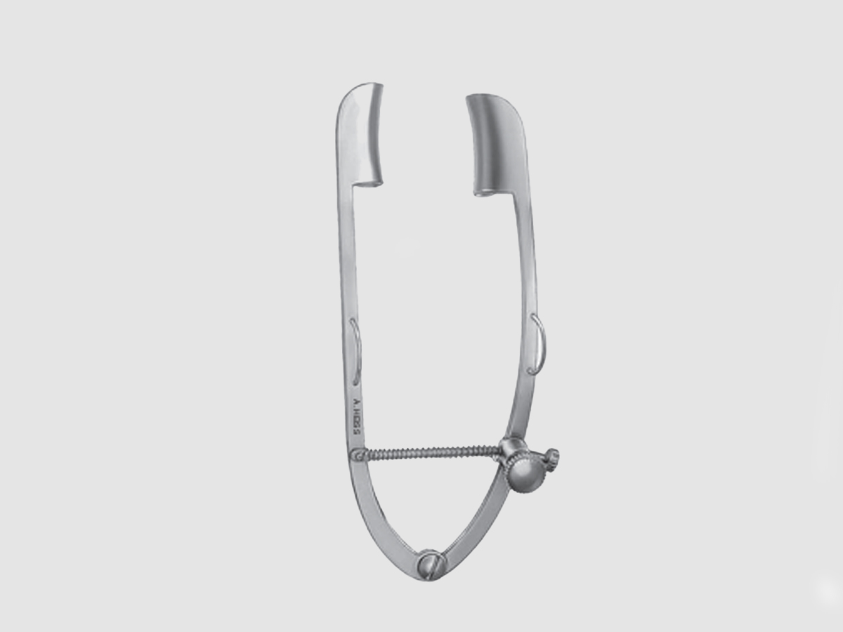 Weiss Spéculum Oculaire - Lames solides - Pour adultes - 1 pc