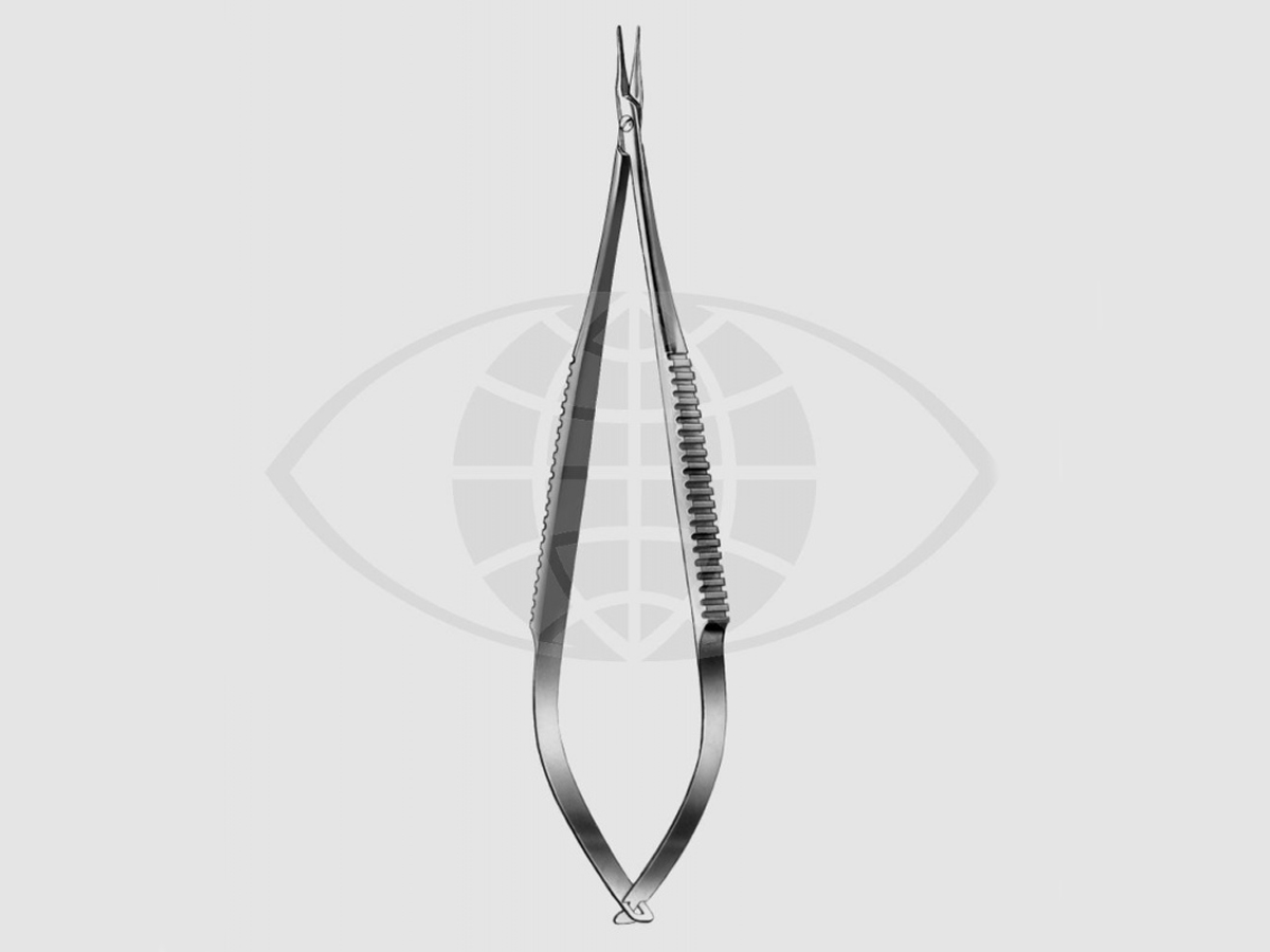 Castroviejo Micro-porte-aiguille - Droits - Sans ressort - 14 cm - 1 pc