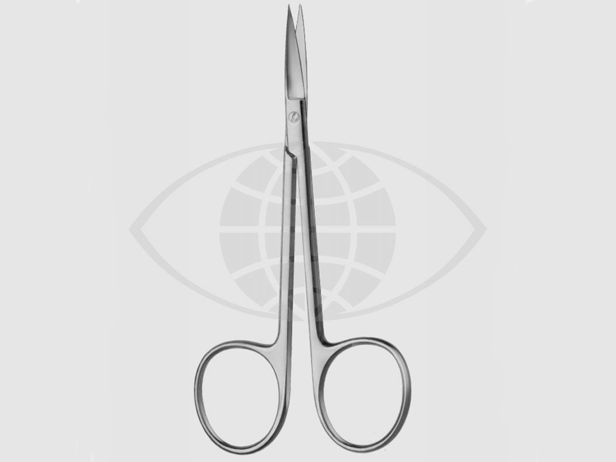 Ciseaux oculaires - Droits - 11,5 cm - 1 pc