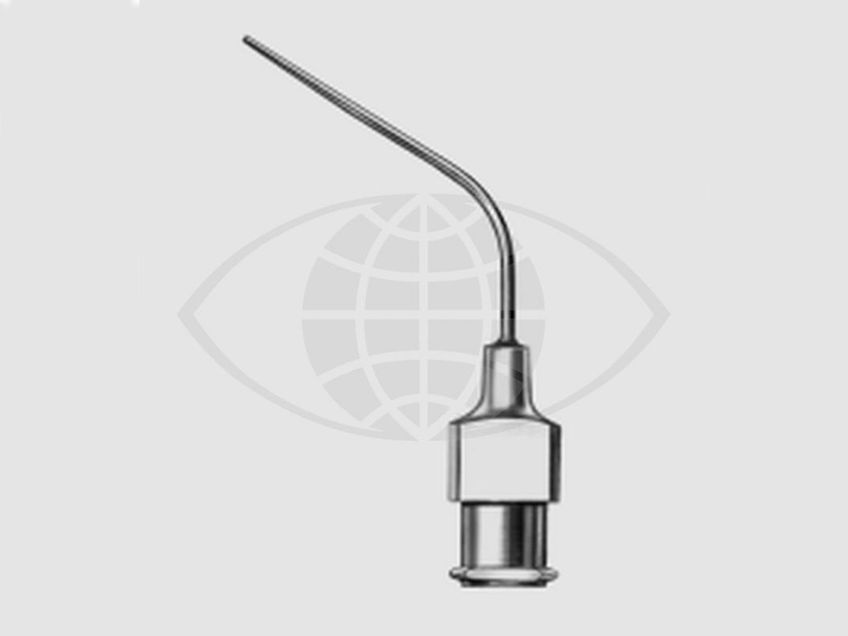 Canule à voie lacrymal - Coudée - Conique - 25 Gauge - 1 pc