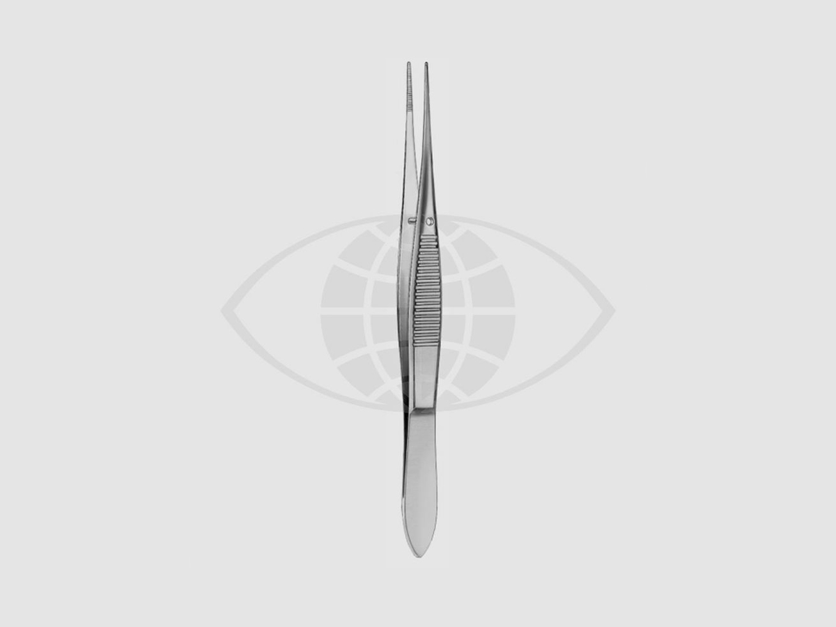 Iris Pincet - Recht - Getand - 0,7 mm - 10 cm - 1 st